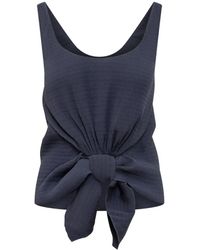 JW Anderson - Top With Straps And Knotted Detail - Lyst