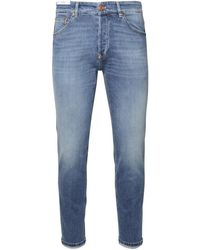 Pt05 - Light Blue Cotton Jeans - Lyst