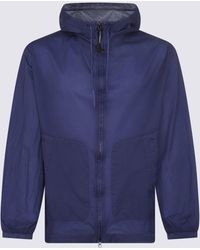 C.P. Company - Medieval Blue Nylon Casual Jacket - Lyst