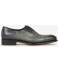 Santoni - Smooth Leather Shoes - Lyst