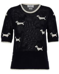Thom Browne - Intarsia Hector Jersey - Lyst