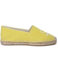 Isabel Marant - 'canae' Yellow Cotton Espadrilles - Lyst