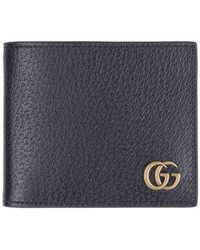 Gucci - Leather Flap-over Wallet - Lyst