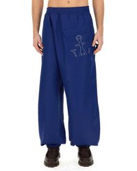 JW Anderson - JOGGERS Pants With Logo Anchor - Lyst