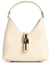 Furla - Cream Leather 'Hobo Iris' Mini Bag - Lyst