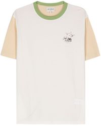 Café Kitsuné - Cafe Kitsune Colorblock Relax T-Shirt-Shirt - Lyst