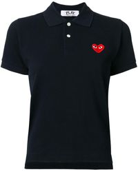 Comme des Garçons - Logo Cotton Polo Shirt - Lyst