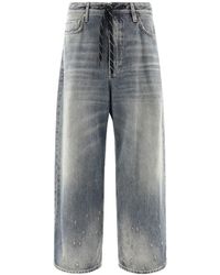 Balenciaga - Jeans With Drawstring - Lyst