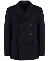 Tagliatore - Wool Blend Coat - Lyst