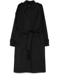 Liu Jo - Long Coat With Fringes - Lyst