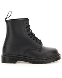 Dr. Martens - Dr.martens 1460 Mono Smooth Lace-up Combat Boots - Lyst