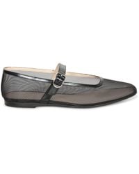 Le Monde Beryl - Mesh Mary Jane Ballet Flats - Lyst