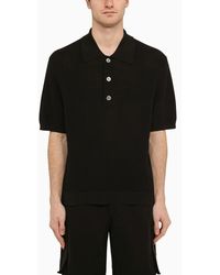 Our Legacy - Cotton-Blend Polo Shirt - Lyst