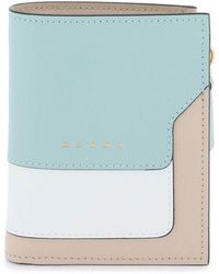 Marni - Multicolored Saffiano Leather Bi-fold Wallet - Lyst