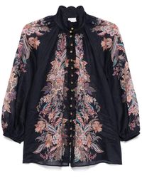 Zimmermann - Rhiannon Billow Blouse - Lyst