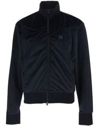 Amiri - Jacket With High Neck And Logo Embroidery On The Front - Lyst