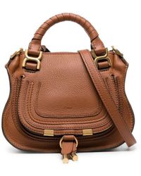 Chloé - Marcie Mini Leather Handbag - Lyst