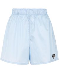 Prada Re-nylon Shorts Trousers - Blue