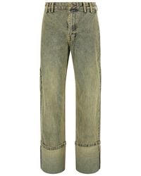 Entire studios - 'Cuff Surface Wave' Jeans - Lyst