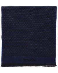 Missoni - Rectangular Scarf With Zigzag Woven Motif - Lyst