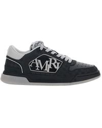 Amiri - 'Classic Low' Sneaker With Maxi Logo On The Side And Tone-On-Tone Ma Quad Motif - Lyst