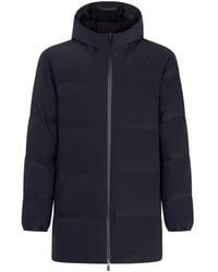 Herno - Midi Hooded Down Jacket - Lyst