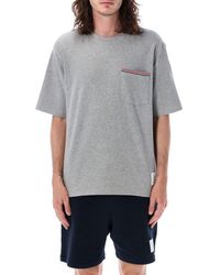 Thom Browne - Oversized Short Sleeves T-Shirt - Lyst