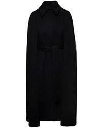 FEDERICA TOSI - Wool And Cashmere Cape - Lyst