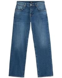 7 For All Mankind - "Calie" Straight Explorer Jeans - Lyst
