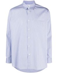 Comme des Garçons - Vertical-stripe Long-sleeve Shirt - Lyst