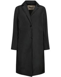 Herno - Refined Duster Coat With Classic Collar - Lyst