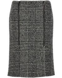 Tom Ford - Prince Of Wales Skirt Skirts - Lyst