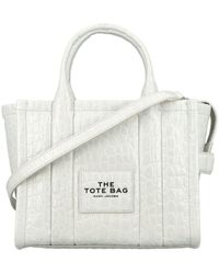Marc Jacobs - The Croc-Embossed Small Tote Bag - Lyst