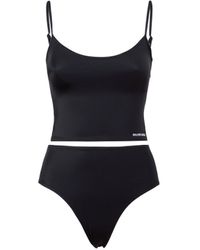 Balenciaga Two Piece Swimsuit - Black