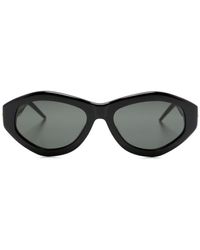 Casablancabrand - Geometric Acetate Sunglasses With Logo Plaque - Lyst