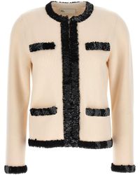 Tory Burch - Kendra Sequined Wool Jacket - Lyst