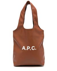 A.P.C. - Ninon Small Tote Bag Bags - Lyst