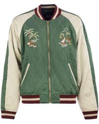 Polo Ralph Lauren - Embroidered Satin Jacket - Lyst