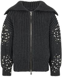 Pinko - New Gavi Wool-Blend Cardigan - Lyst