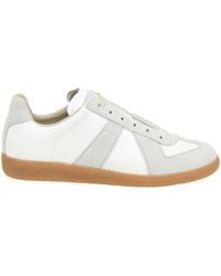 Maison Margiela - Sneakers Replica In Leather And Suede - Lyst