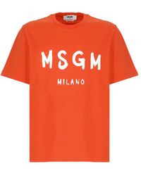 MSGM - T-Shirts And Polos - Lyst