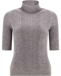 Peserico - Ribbed Turtleneck Sweater - Lyst