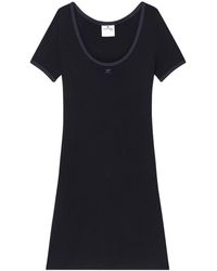 Courreges - Fitted Mini Dress - Lyst