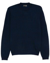 Emporio Armani - Wool Crewnekc Jumper - Lyst