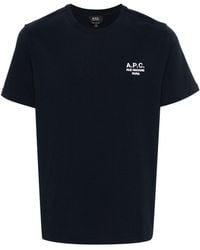 A.P.C. - T-Shirt Standard Rue Madame Gots - Lyst