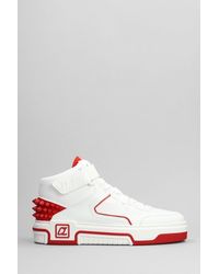 Christian Louboutin - And Perforated Leather Sneakers For Ss24 - Lyst