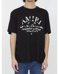 Amiri - Soft Cotton Jersey Logo T Shirt. - Lyst