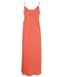 Plain - Dress With Thin Straps - Lyst