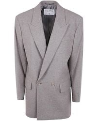 Filippa K - Double Breasted Flannel Blazer - Lyst