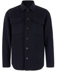 Low Brand - Double Wool Shirt - Lyst